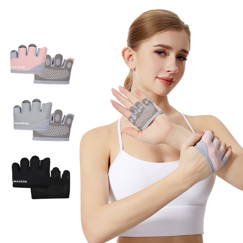 Yoga Mat - Par de Guantes Deportivos sin Dedos: