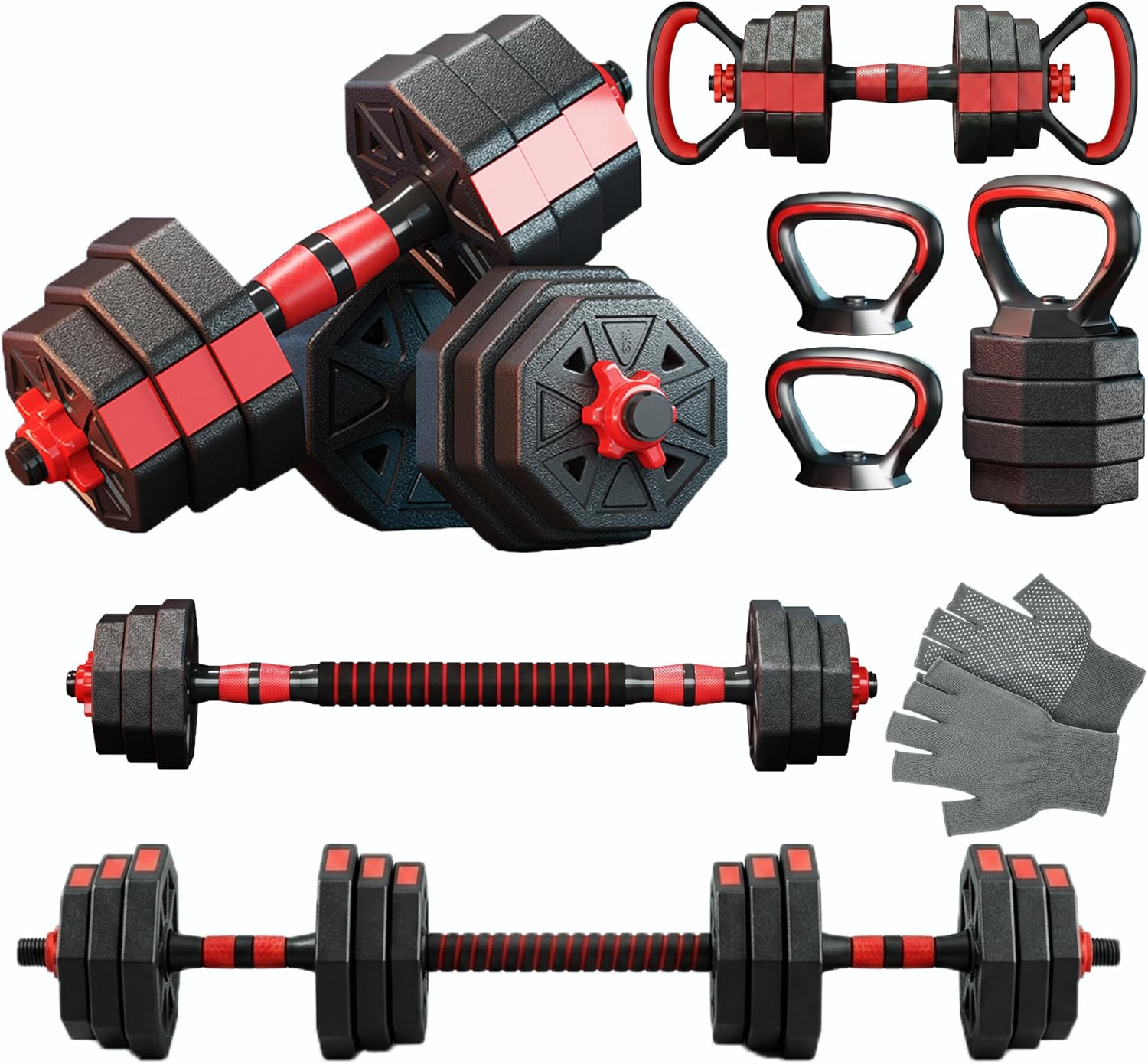 Dumbbell Set - Juego de Pesas Ajustables 6 en