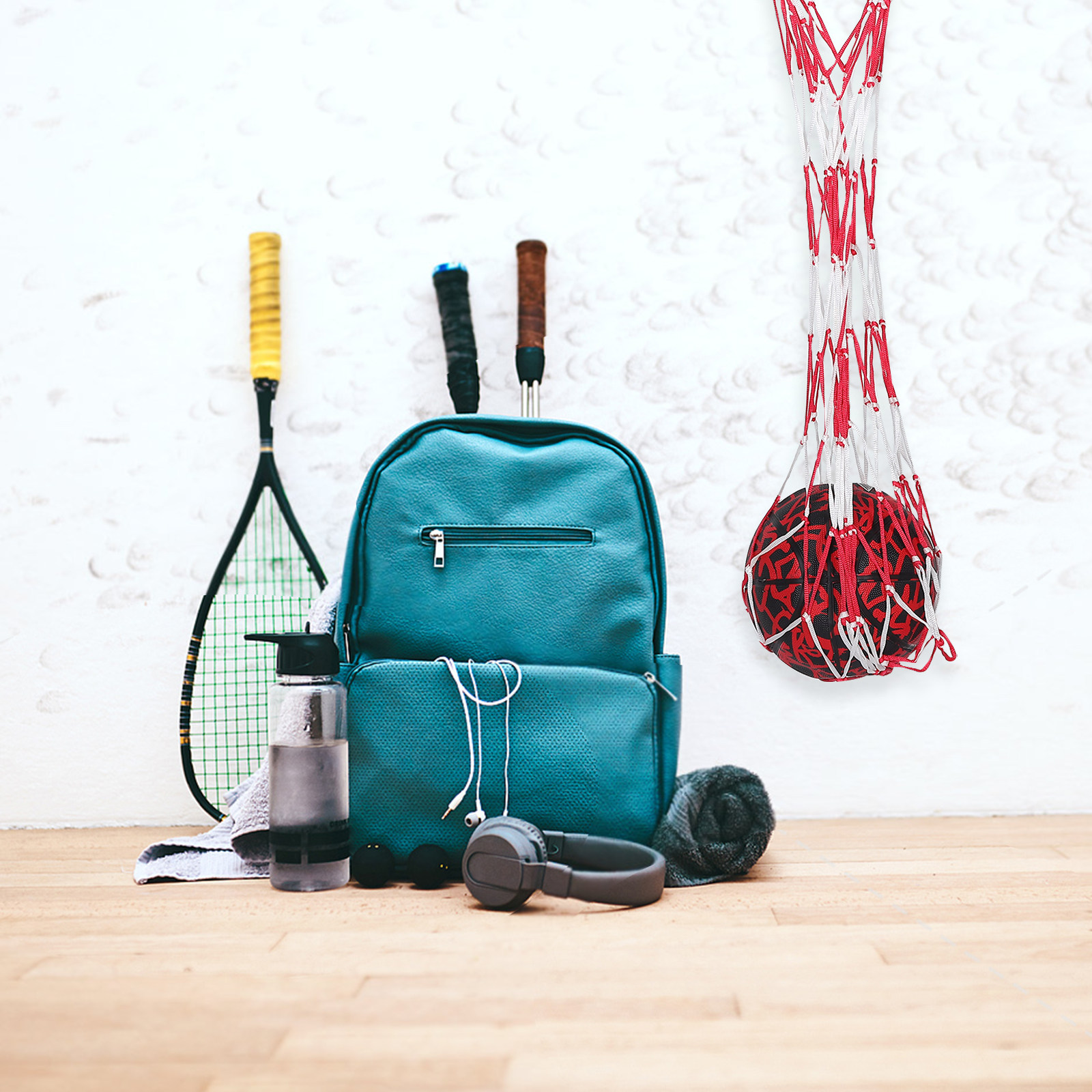 Gym Ball - Bolsa de malla portátil para guardar
