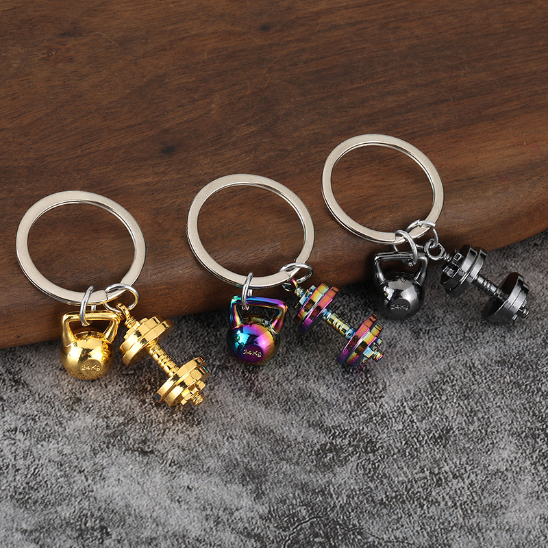 Dumbbell Set - Colgante de pareja con motivos deportivos,