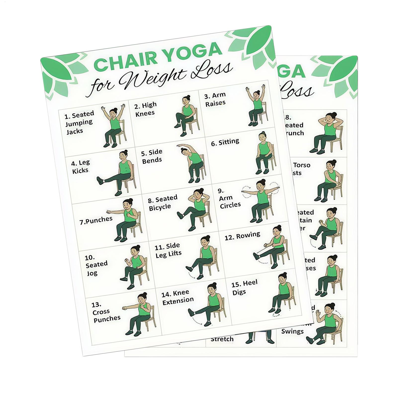Sports Equipment Poster - 2 Pósters de Yoga para Ejercicio