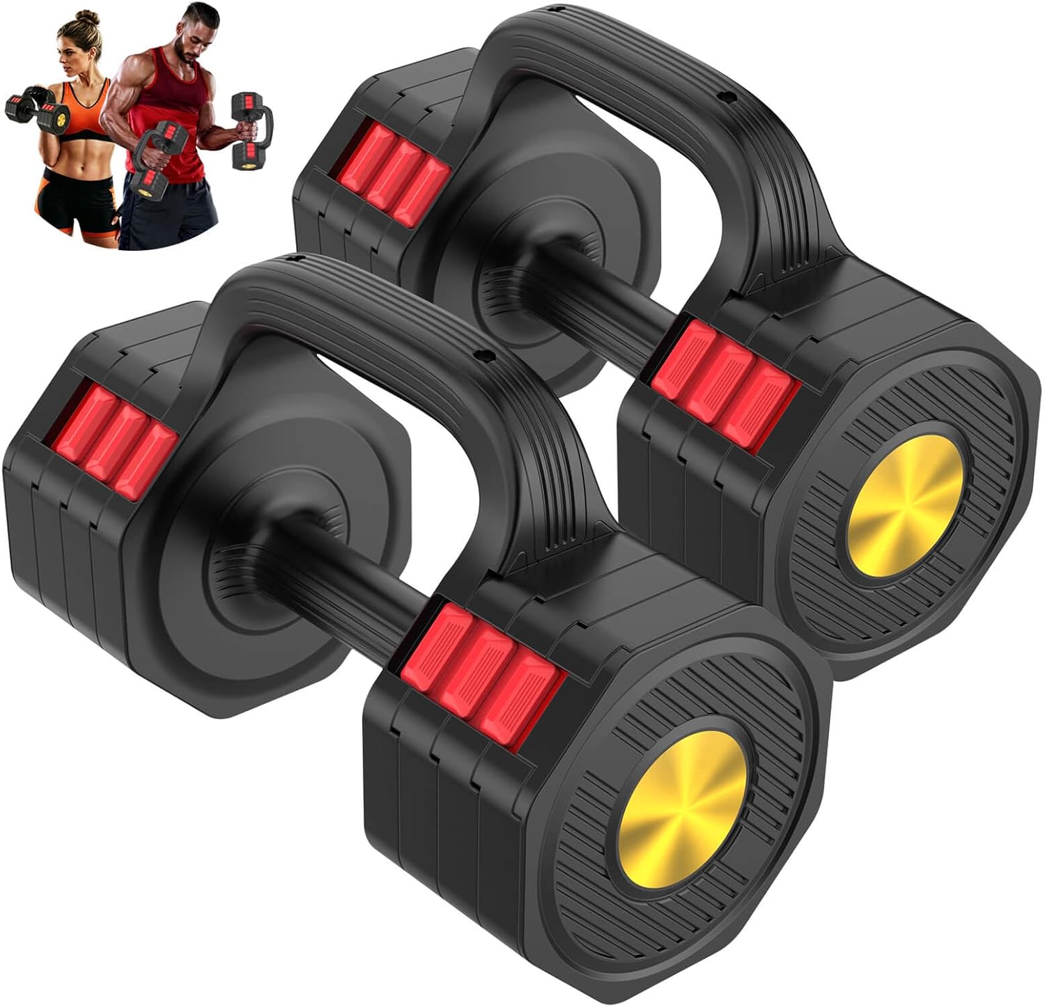 Dumbbell Set - Juego de Mancuernas Ajustables de 5-20.5