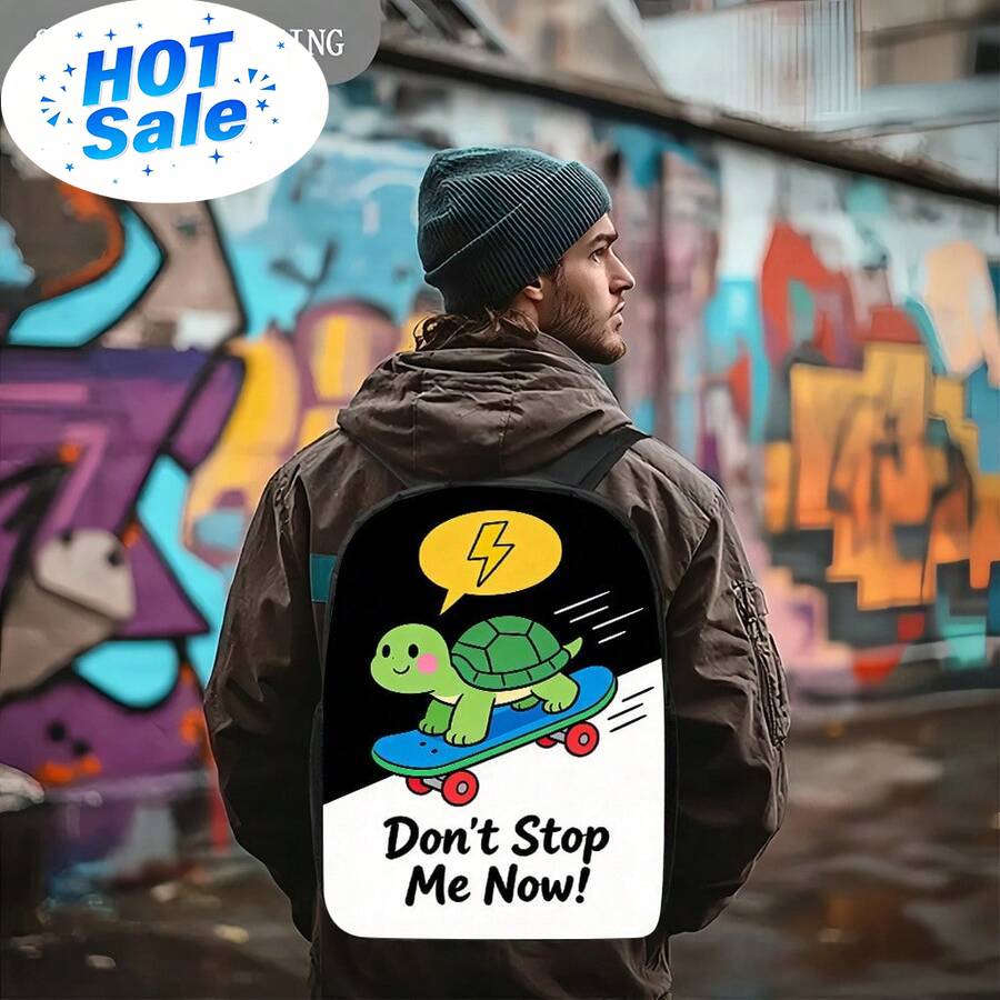 Mochila escolar con estampado  - Skateboard reseña y precio