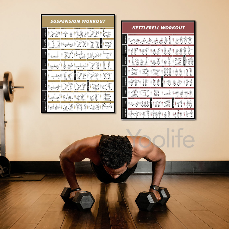 Pósteres de Tabla de Ejercicio - Sports Equipment Poster reseña y precio