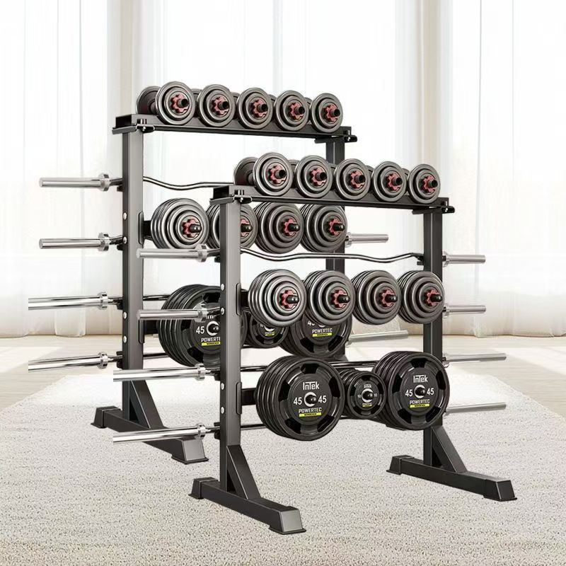 Conjunto de banco y estante de - Dumbbell Set reseña y precio