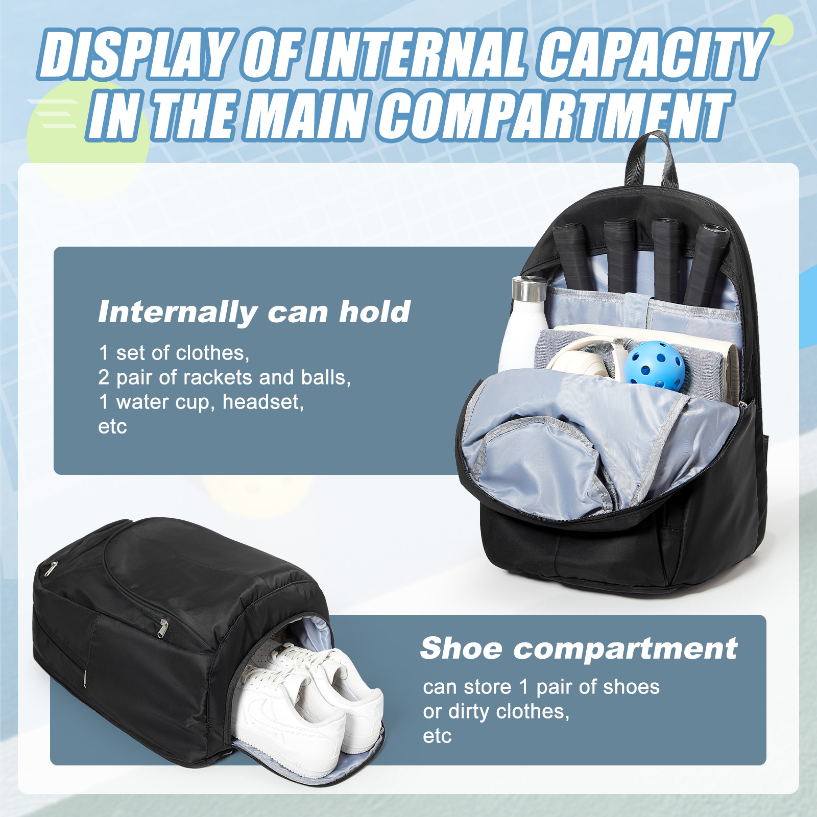 Bolsa de Tenis, Mochila de Ten - Tennis Racket reseña y precio
