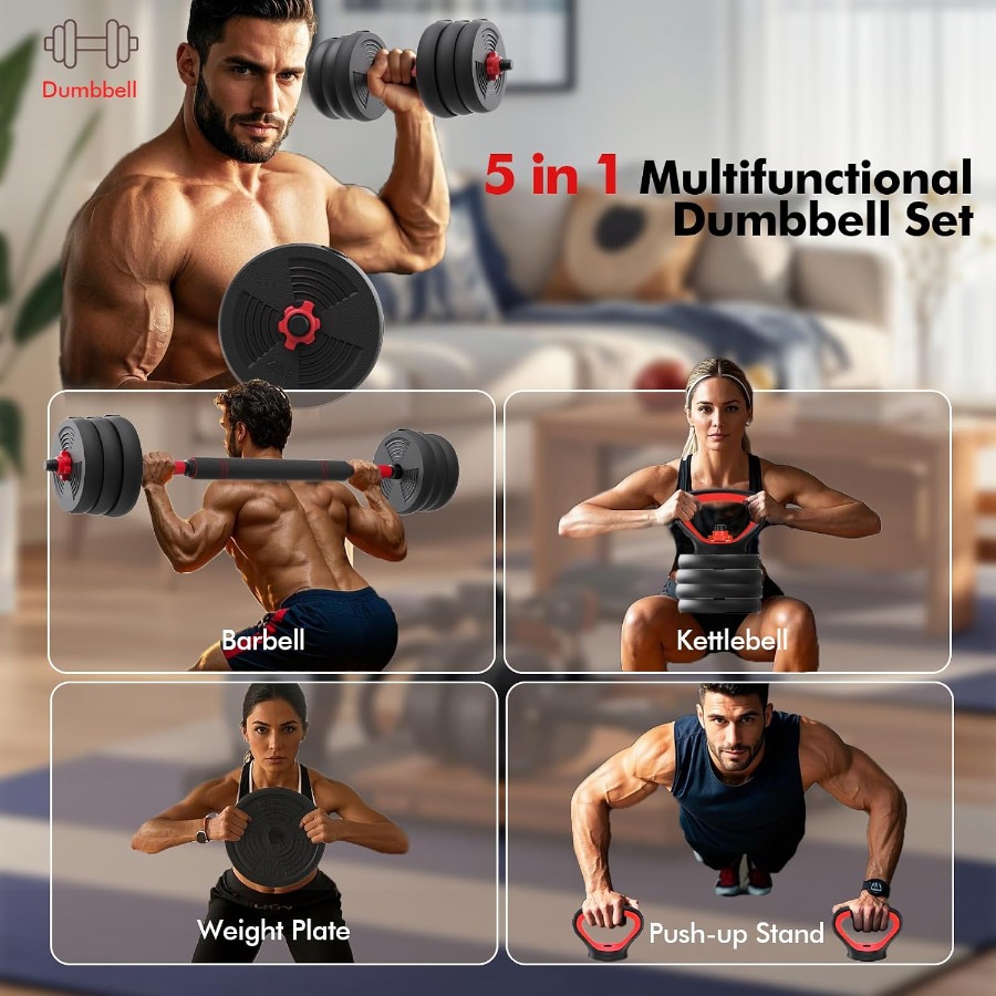 Juego de mancuernas ajustables - Dumbbell Set reseña y precio