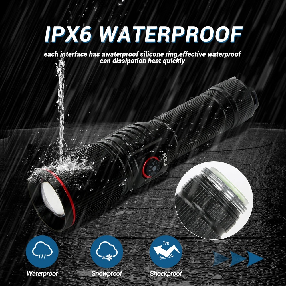 Potente linterna LED tipo C re - Jump Rope reseña y precio