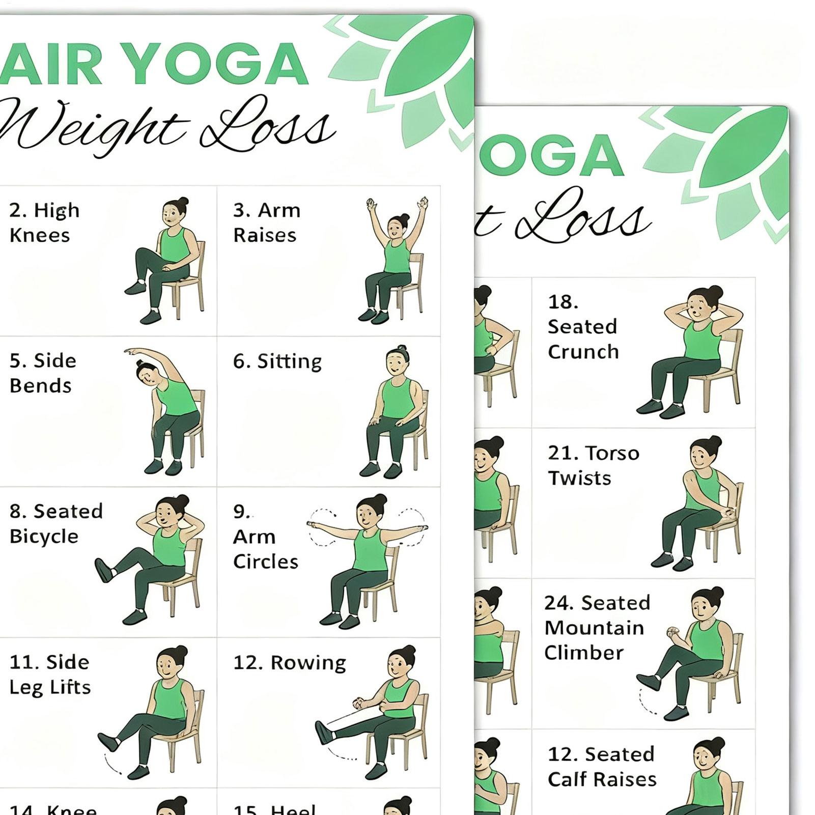 2 Pósters de Yoga para Ejercic - Sports Equipment Poster reseña y precio