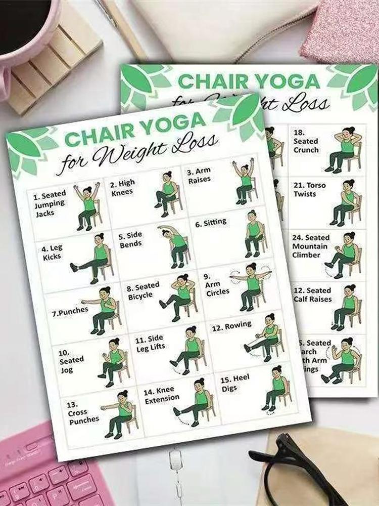 2 Pósters de Yoga para Ejercic - Sports Equipment Poster reseña y precio