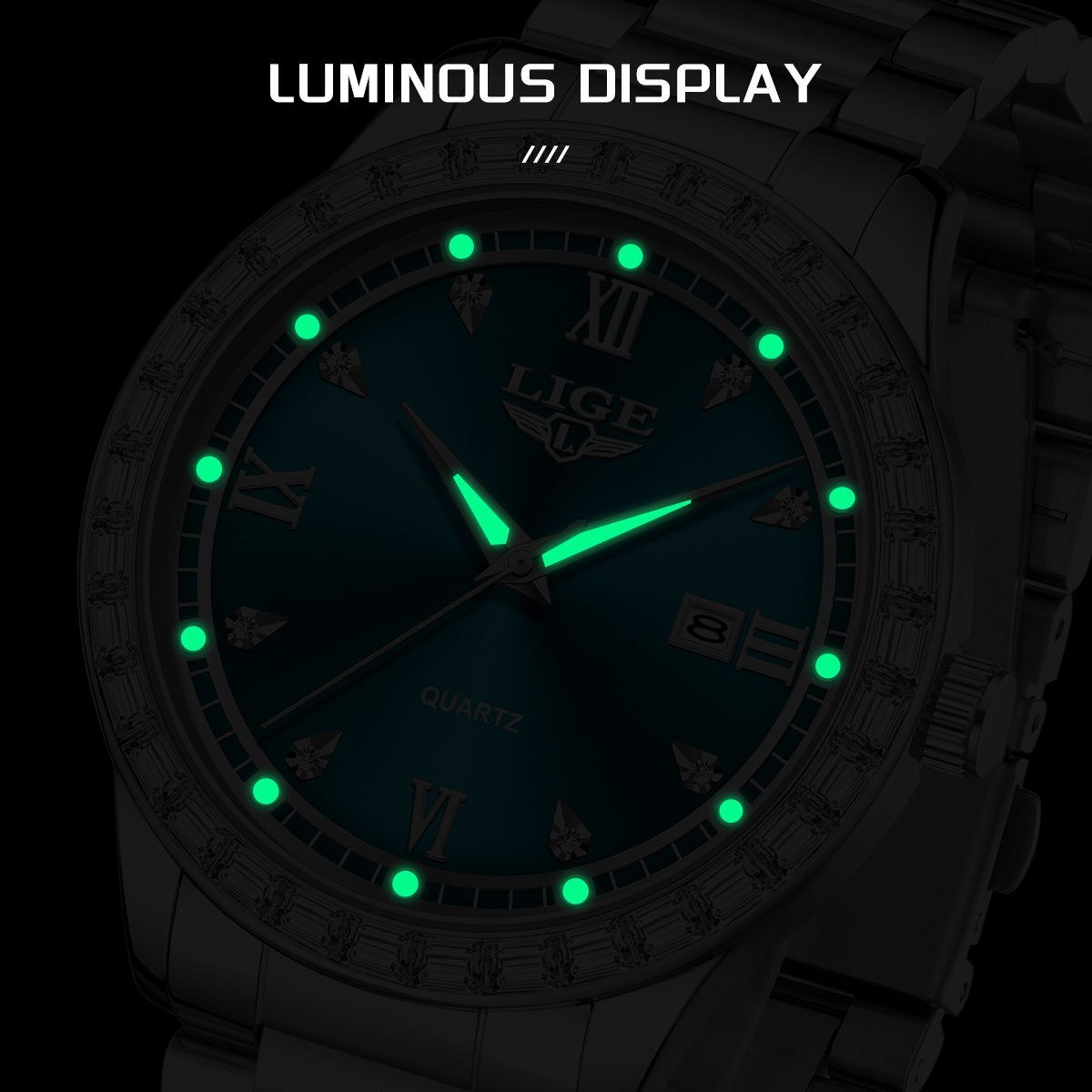 Relojes LIGE de cuarzo de lujo - Resistance Band reseña y precio
