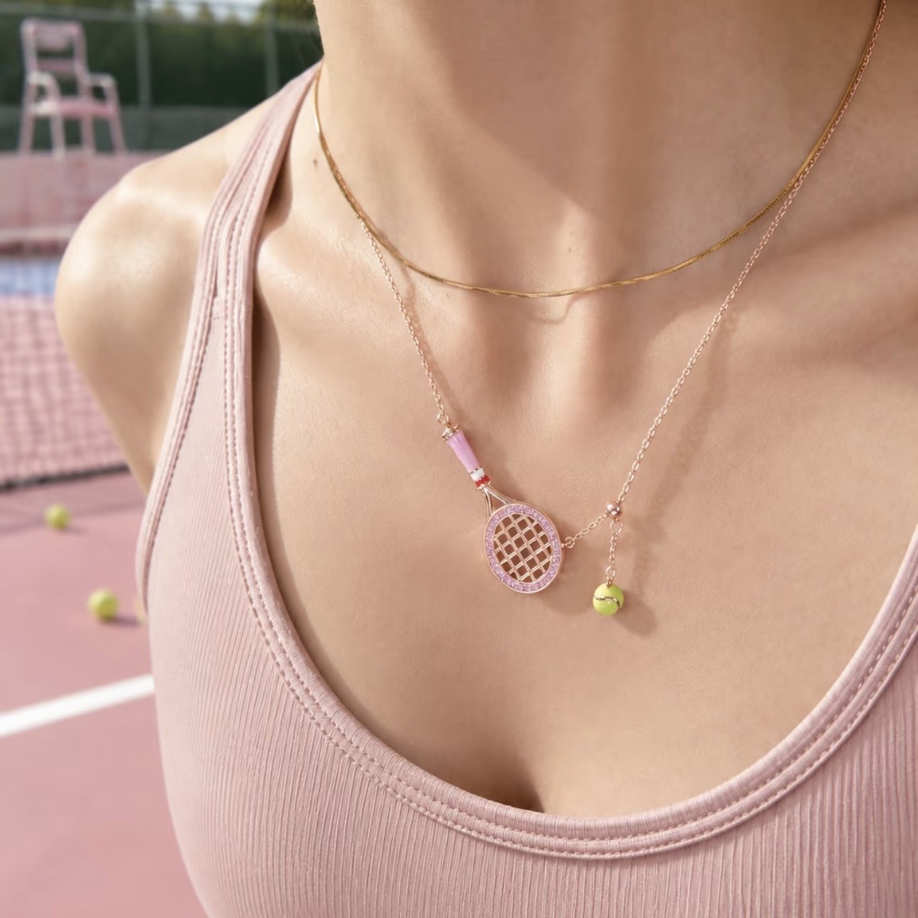 Pulsera de la suerte, collar c - Badminton Racket reseña y precio